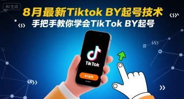 8月最新Tiktok搬运起号技术，手把手教你学会TikTok搬运起号-知芽创业社