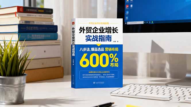 外贸企业增长实战指南，八步法、爆品选品、营销布局，业绩增长300%-小艾项目网