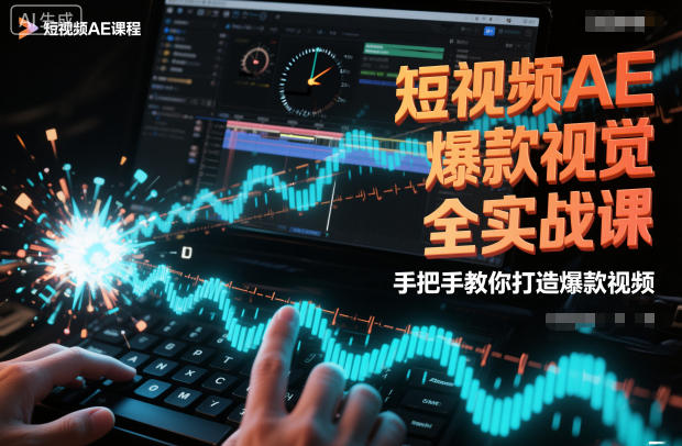 短视频AE爆款视觉全实战课，手把手教你打造爆款视频-知芽创业社