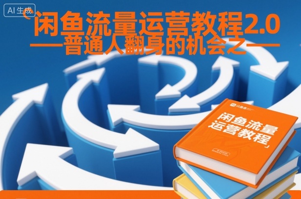 闲鱼流量运营教程2.0——普通人翻身的机会之一-知芽创业社