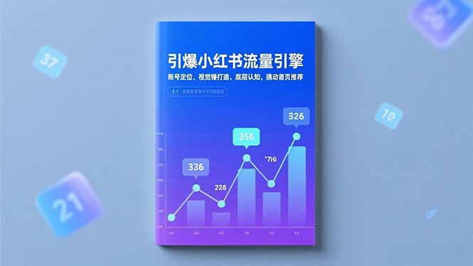 引爆小红书流量引擎，账号定位、视觉锤打造、底层认知，撬动首页推荐-知芽创业社