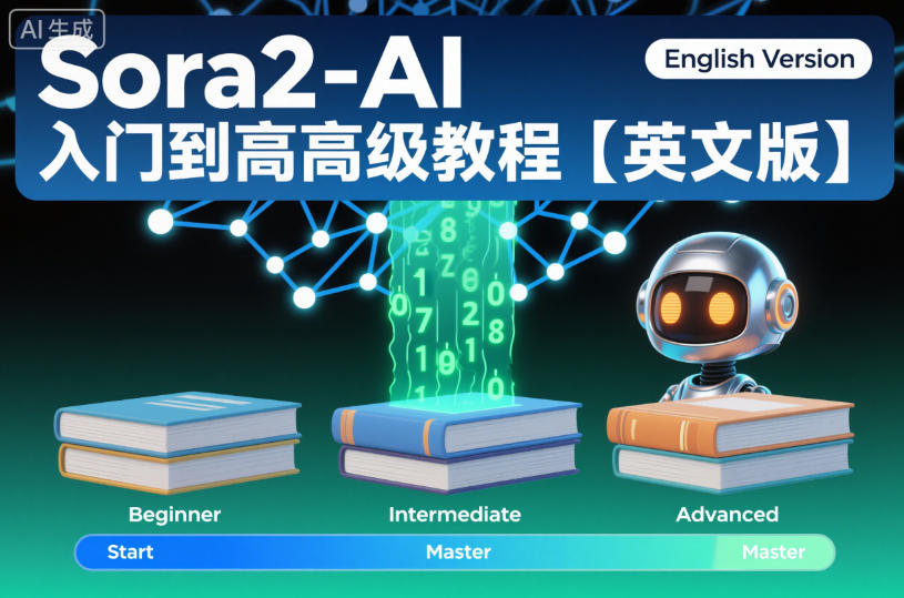 Sora2-AI入门到高级教程【英文版】-知芽创业社