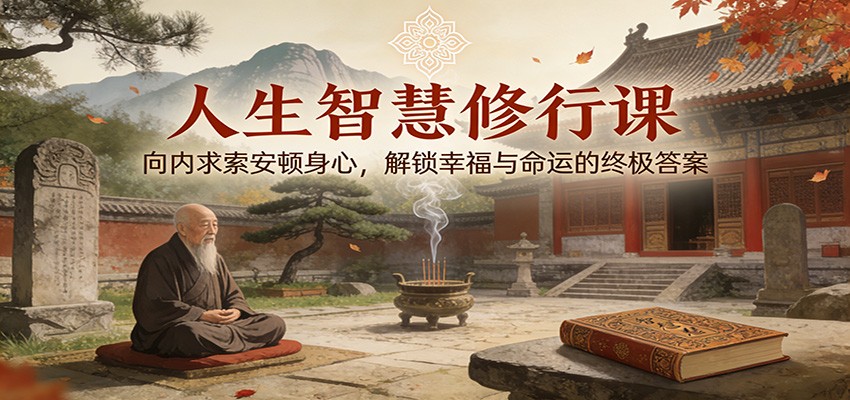 人生智慧修行课：向内求索安顿身心，解锁幸福与命运的终极答案-知芽创业社