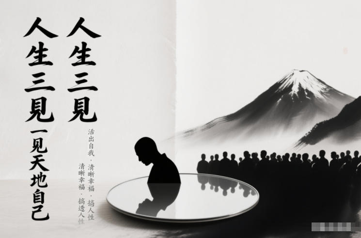 人生三见一见天地见众生见自己，活出自我拥有清晰幸福人生，搞透人性-知芽创业社