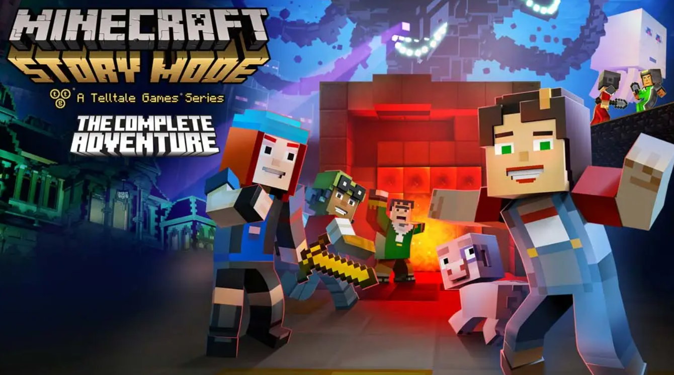 《我的世界：故事模式 – 完整冒险 .Minecraft: Story Mode – The Complete Adventure》Switch美版英文版NSP下载 – 含1.0.0补丁-知芽创业社