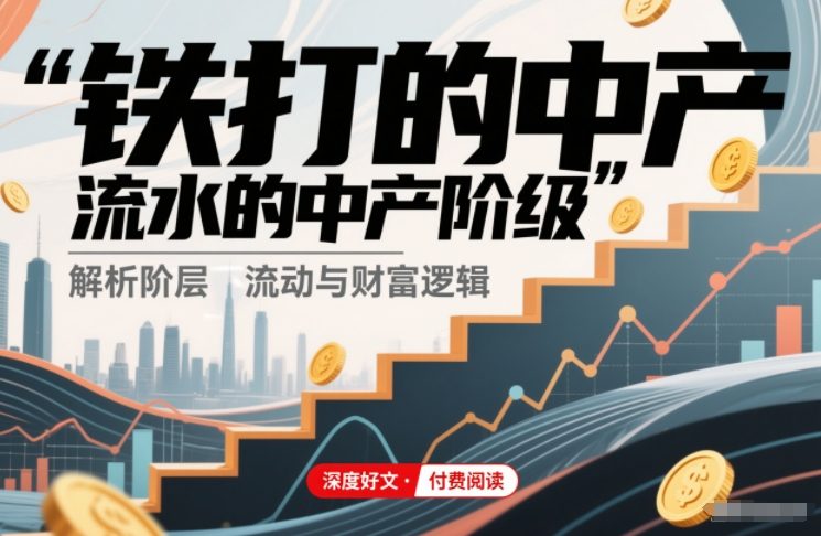 付费文章：铁打的中产，流水的中产阶级-知芽创业社