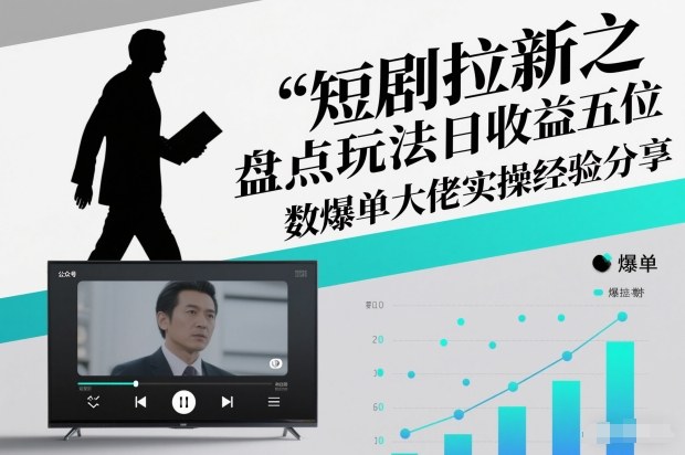 短剧拉新之盘点玩法日收益五位数爆单大佬实操经验分享-知芽创业社