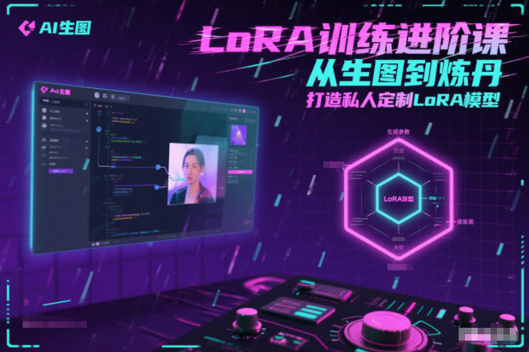 LoRA训练进阶课，从生图到炼丹，打造私人定制LoRA模型-知芽创业社