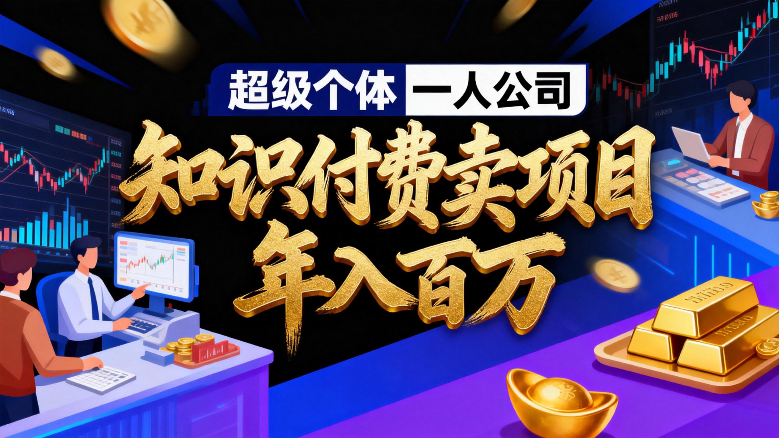 2026年“超级个体一人公司”私域卖项目年入百万，个人IP-精准引流-项目包装-转化成交-知芽创业社