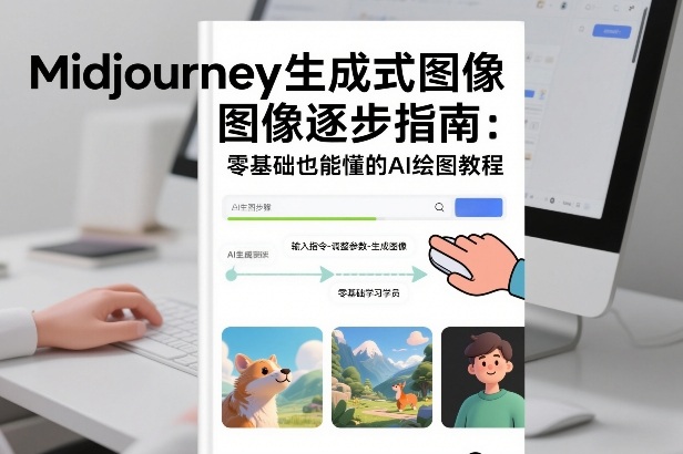 Midjourney生成式图像逐步指南：零基础也能懂的AI绘图教程-知芽创业社