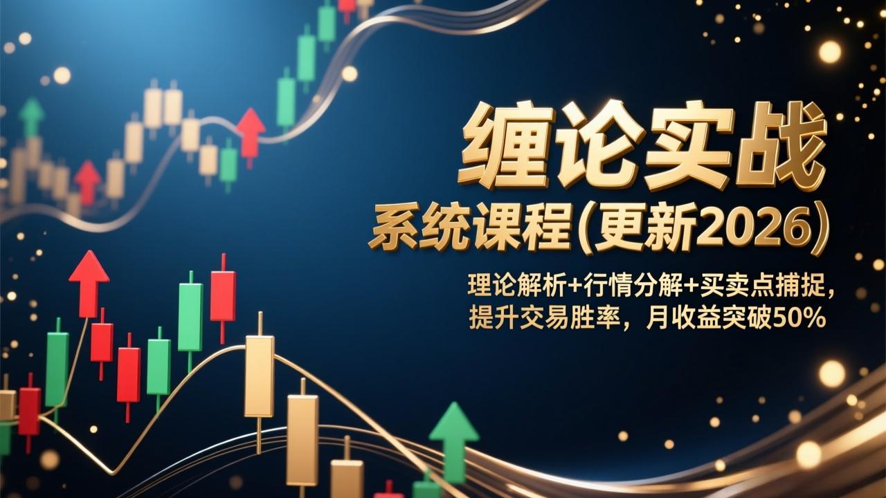 缠论实战系统课程(更新2026-知芽创业社