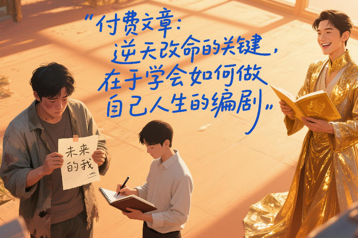 付费文章：逆天改命的关键，在于学会如何做自己人生的编剧-知芽创业社