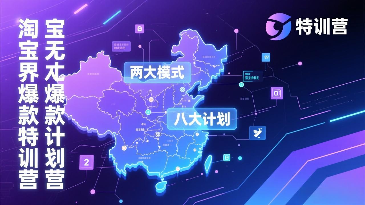 淘宝无界爆款训练营：2026年1月杭州线下高端集训课，3天构建两大模式八大计划体系-知芽创业社