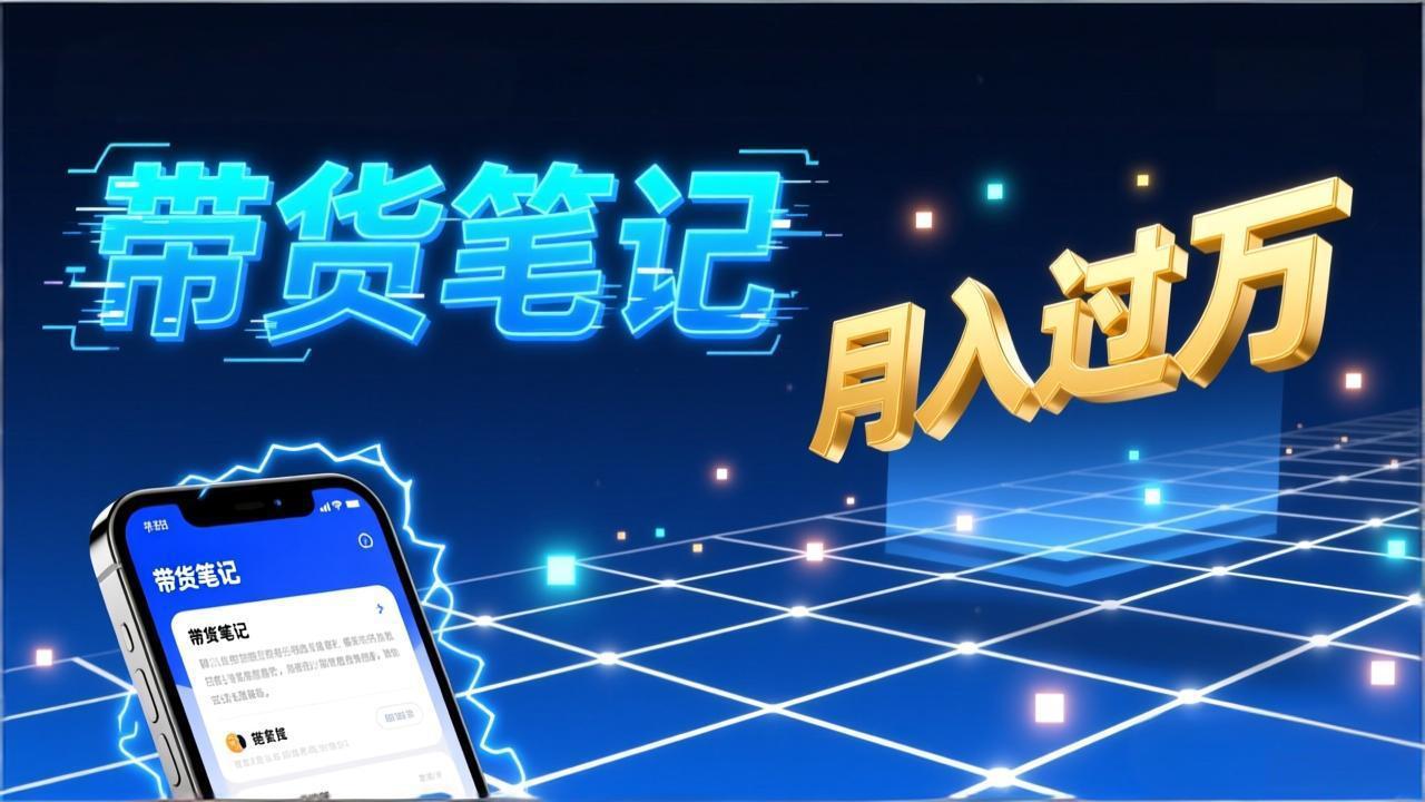 小红书爆款笔记带货实战：拆解封面标题正文全要素，手把手教你单篇笔记带货月入过万-知芽创业社