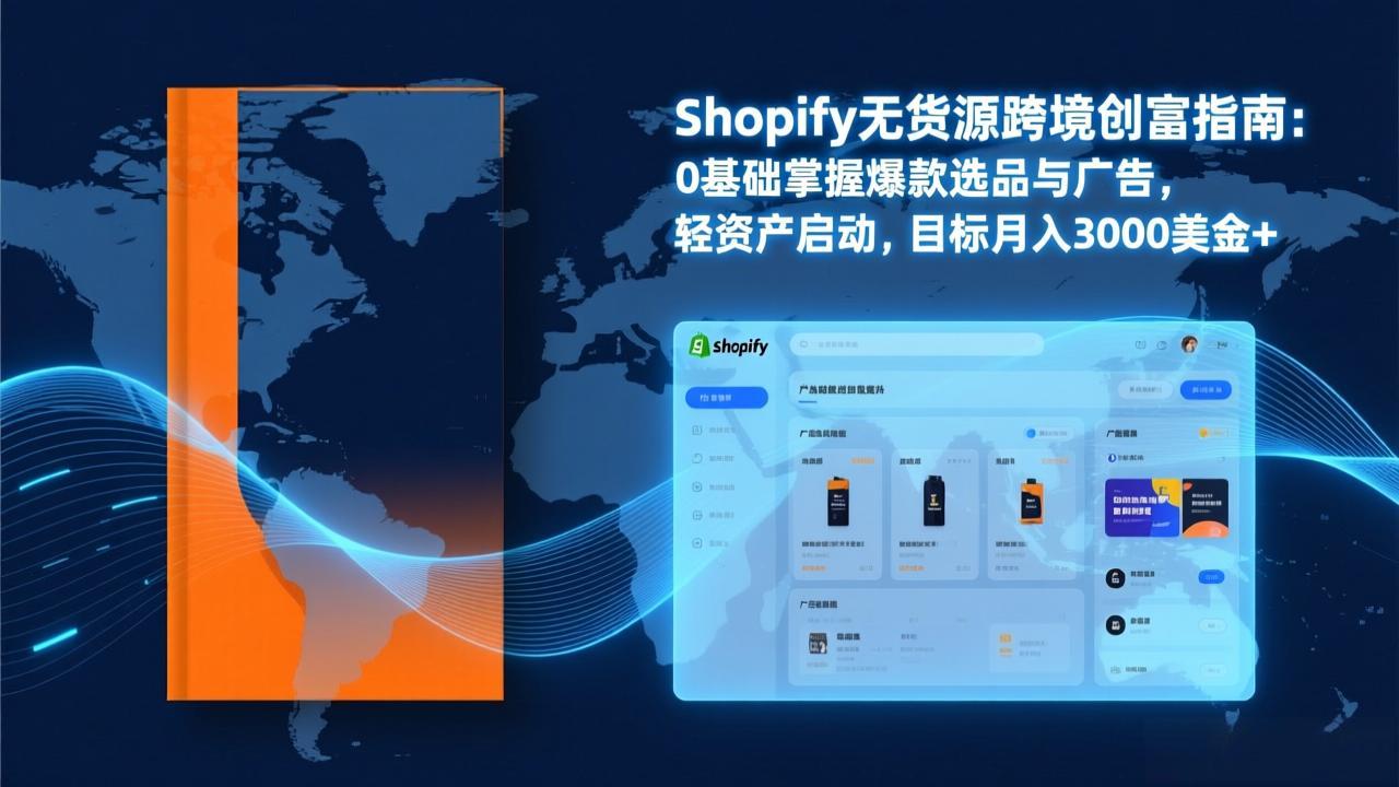 Shopify爆款打法实战：从选品到广告投放，复制爆款模型，驱动独立站月销售额破万刀-知芽创业社
