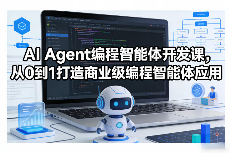 AI Agent编程智能体开发课，从0到1打造商业级编程智能体应用-知芽创业社