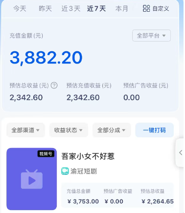 短剧搬砖新玩法，软件批量二创剪辑，7天赚了3800，赶紧做起来【附软件】-知芽创业社