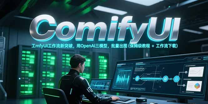 ComfyUI工作流新突破，用OpenAI三模型，批量出图(保姆级教程+工作流下载-知芽创业社