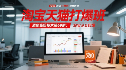 淘宝天猫打爆班原创高阶技术第69期：淘宝从0到爆-知芽创业社