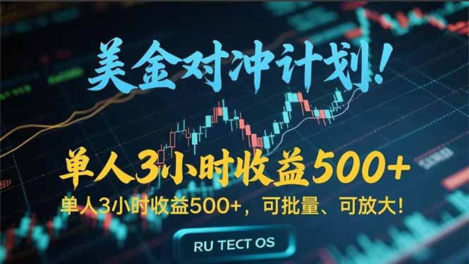 长久稳定的撸美金项目，平均3小时收入 500+，可公司实地考察实地操作！-小艾项目网