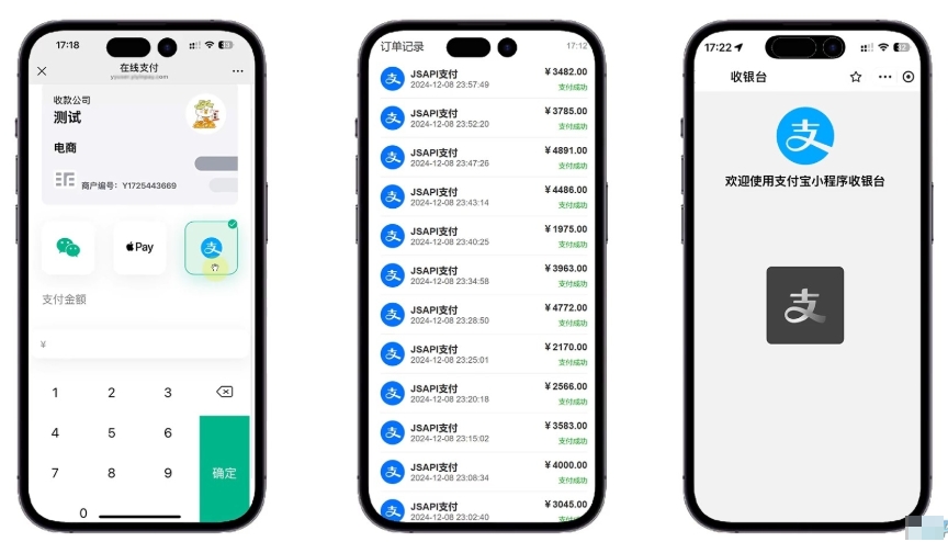 易支付 精美设计的支付收银台模板 门店收银管理系统 云支付收银台-知芽创业社
