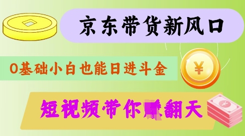 最新京东短视频带货代运营秘籍，轻松躺挣【揭秘】-小艾项目网