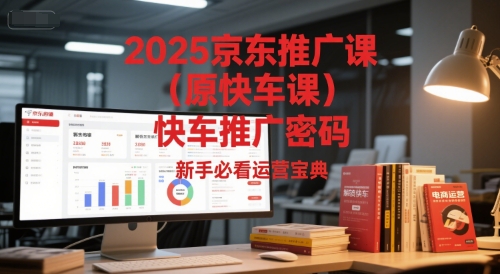 2025京东推广课(原快车课)解锁京东快车推广密码，新手必看运营宝典-知芽创业社