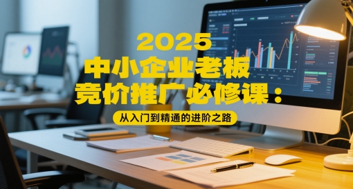 2025中小企业老板竞价推广必修课：从入门到精通的进阶之路-知芽创业社