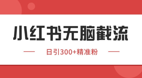 小红书截流同行客源，独家野路子获客玩法 日引200+暴力获客【揭秘】-知芽创业社