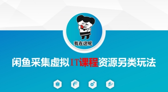 闲鱼采集虚拟IT课程资源另类玩法，干货满满-知芽创业社