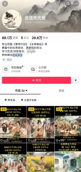 古法五音养生教程，五音疗愈的视频的制作方法，2-4小时就能学会，作者10天涨粉10W-小艾项目网