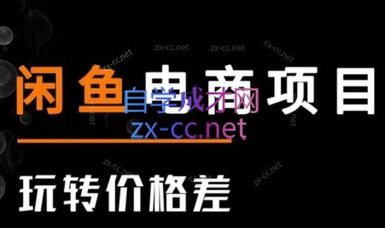 亿创繁星·闲鱼电商项目(玩转价格差)-知芽创业社