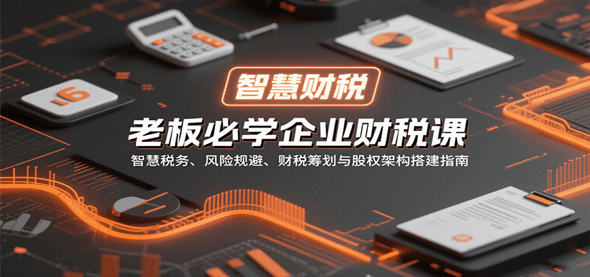 老板必学企业财税课：智慧税务、风险规避、财税筹划与股权架构搭建指南-知芽创业社