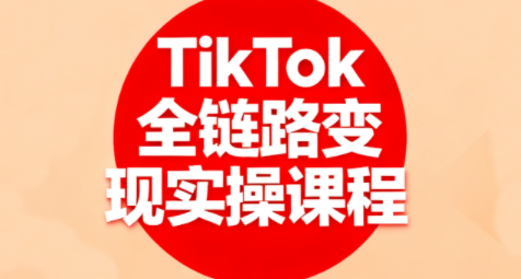 小杨老师·TikTok全链路变现实操课程-知芽创业社