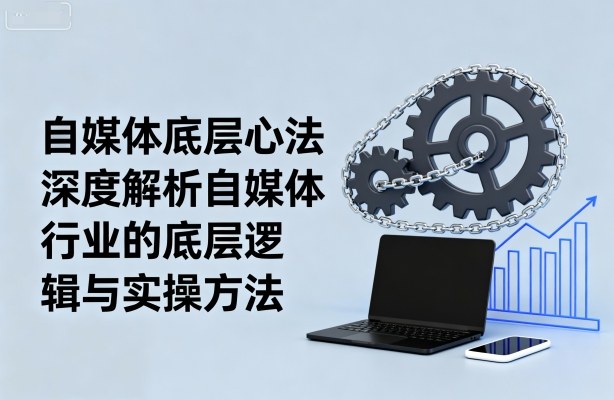 自媒体底层心法，深度解析自媒体行业的底层逻辑与实操方法-知芽创业社