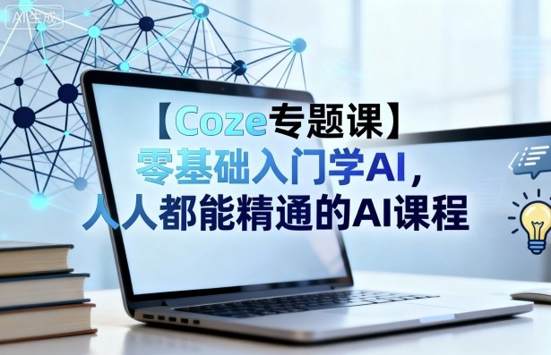 【Coze专题课】零基础入门学AI，人人都能精通的AI课程-知芽创业社