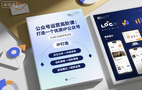 公众号运营高阶课，打造一个优质IP公众号-知芽创业社