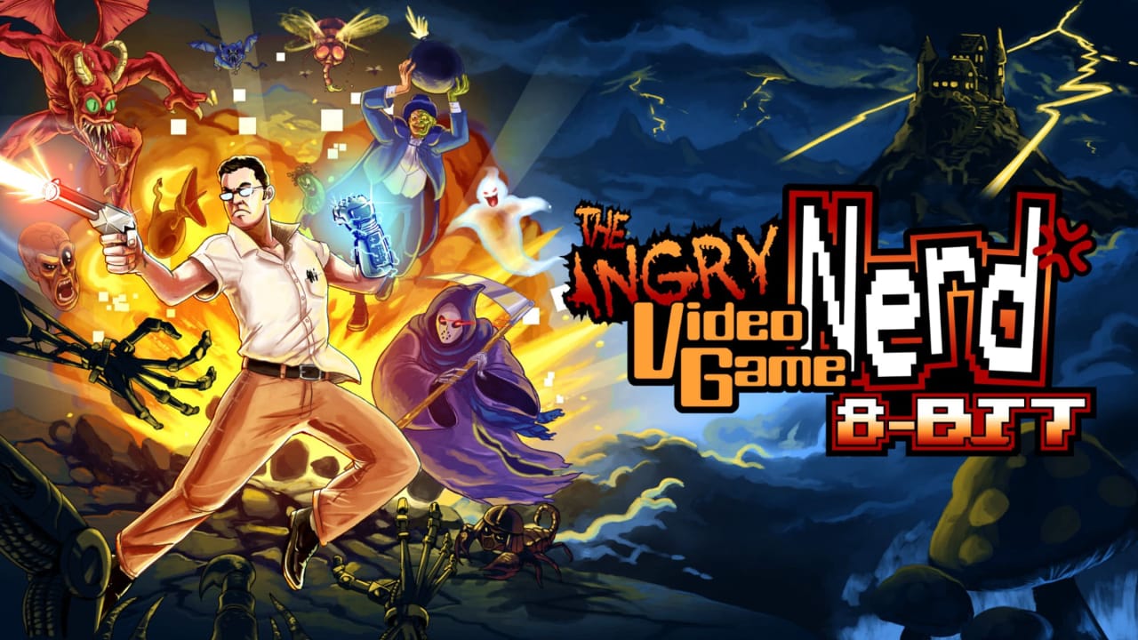 喷神大冒险 8位版丨Angry Video Game Nerd 8-bit-知芽创业社