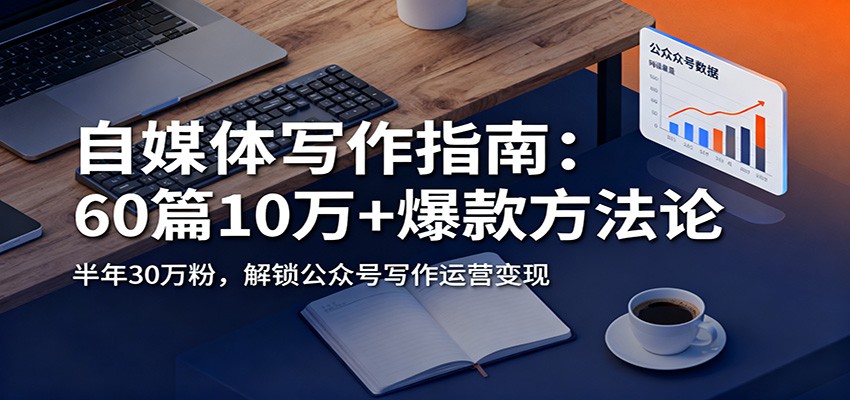 自媒体写作指南：60篇10万+爆款方法论，半年30万粉，解锁公众号写作运营变现-知芽创业社
