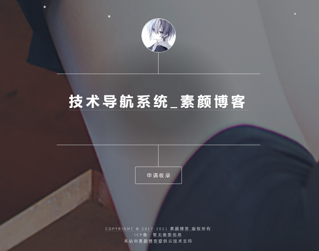 开源PHP个人技术导航系统网站源码 带后台-知芽创业社