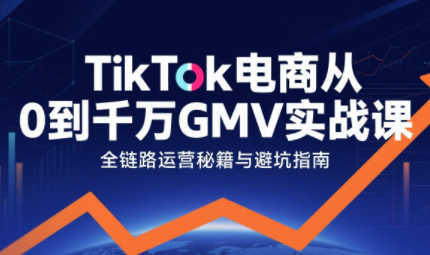 三千老师·TikTok电商从0到千万GMV实战课(更新)-知芽创业社