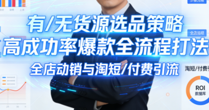 子鹏讲电商·淘宝私家班(更新2026)-知芽创业社