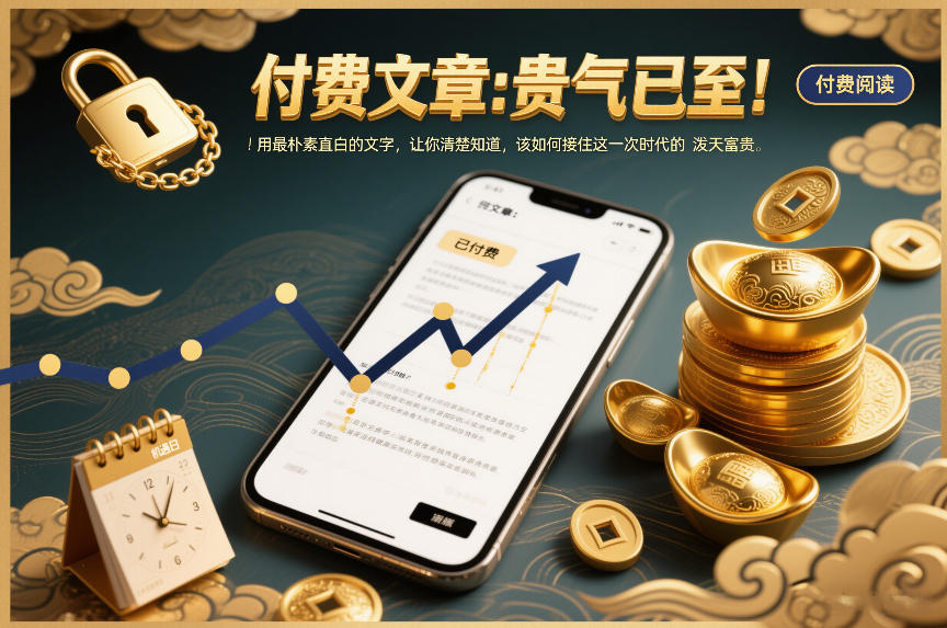 付费文章：贵气已至！用最朴素直白的文字，让你清楚知道，该如何接住这一次时代的泼天富贵-知芽创业社