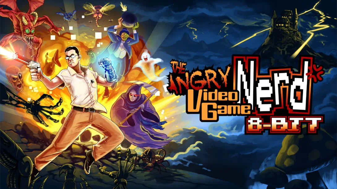 【美版】喷神大冒险 8位版 .Angry Video Game Nerd 8-bit 中文-知芽创业社