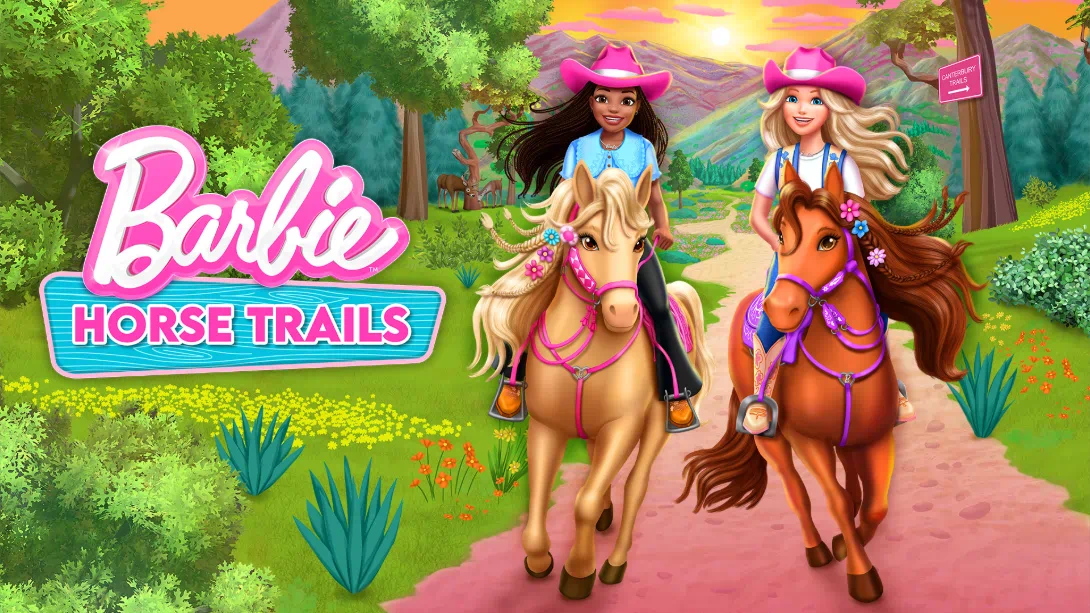 【美版】芭比马术小径 .Barbie Horse Trails 中文-知芽创业社