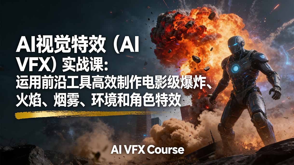 AI视觉特效(AI VFX-知芽创业社
