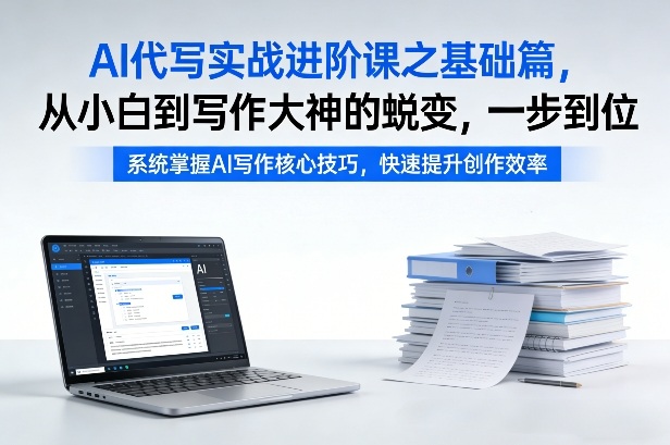 AI代写实战进阶课之基础篇，从小白到写作大神的蜕变，一步到位【揭秘】-知芽创业社