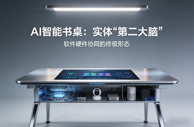 AI智能书桌搭建，构建你的实体“第二大脑”，软件硬件协同的终极形态-知芽创业社