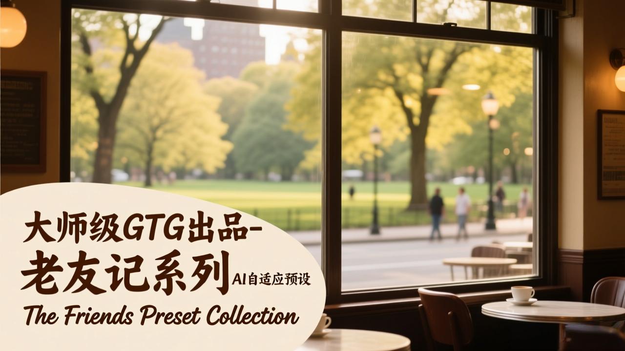 大师级GTG出品-老友记系列AI自适应预设The Friends Preset Collection-知芽创业社