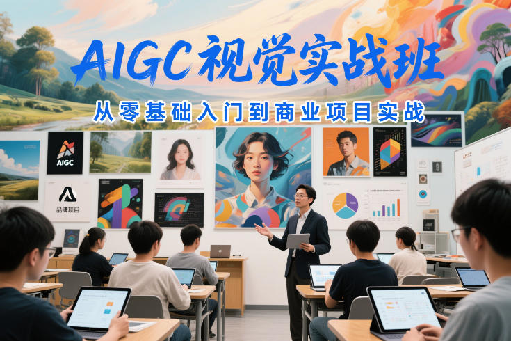 AIGC视觉实战班，从零基础入门到商业项目实战-小艾项目网